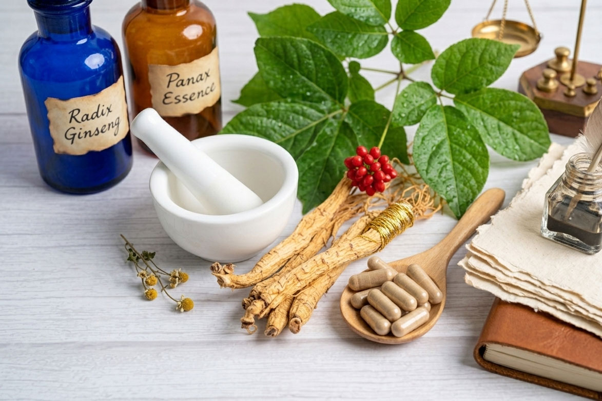 Ginzeng kivonat — növényi összetevő férfi egészségért
